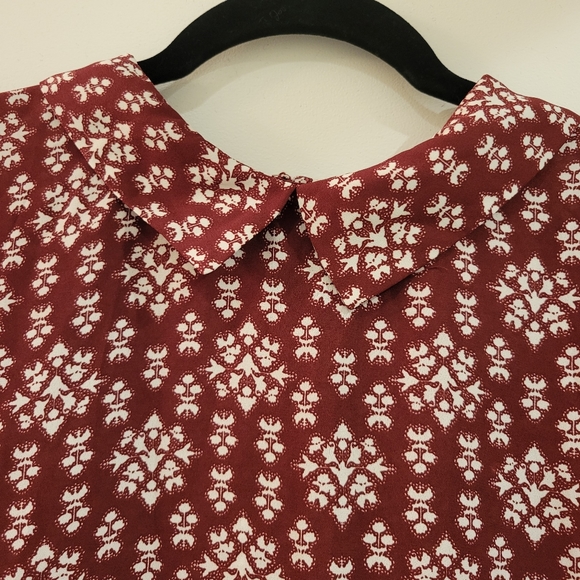 Twik Short Sleeve Collared Blouse - Picture 3 of 4